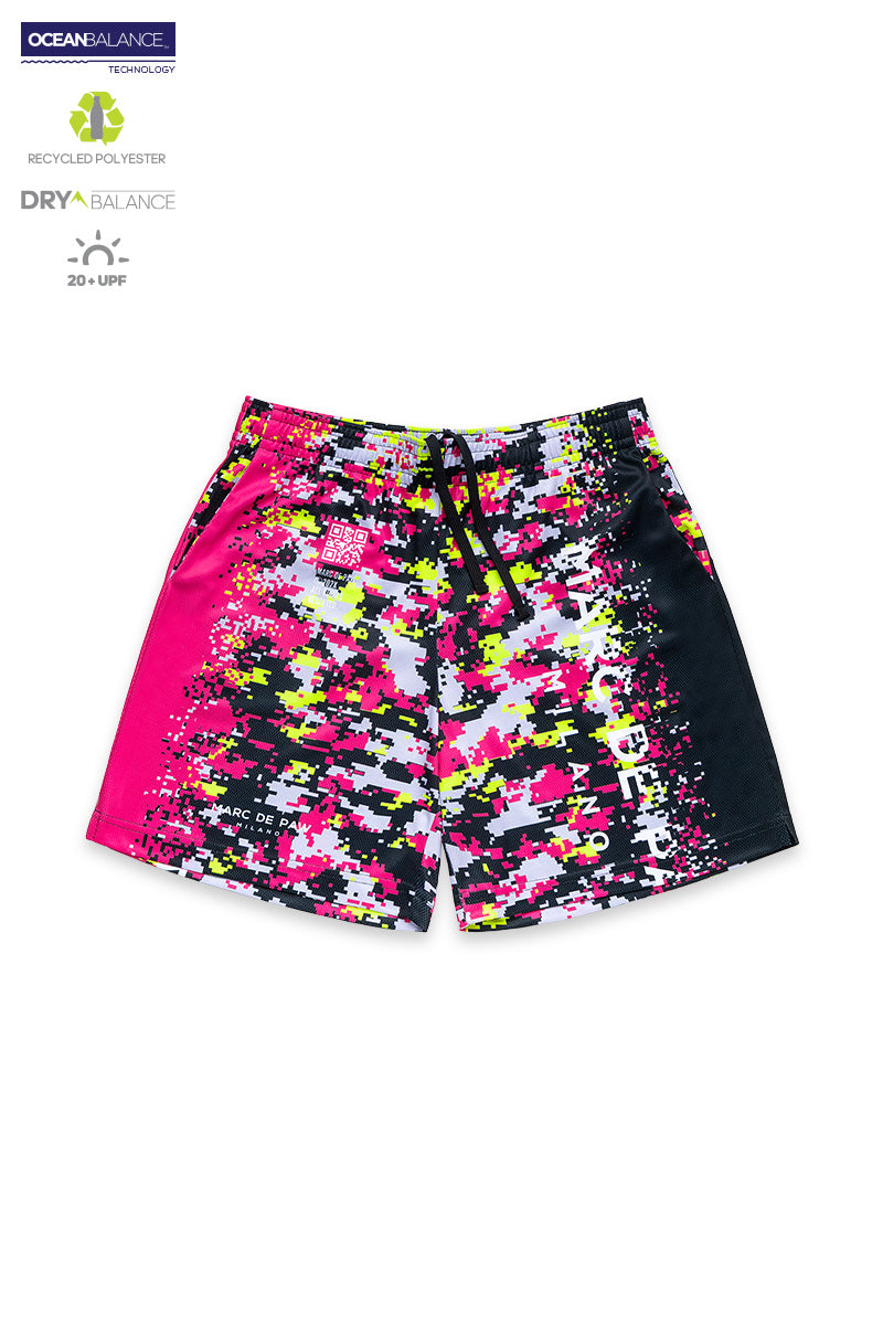 Digital Camo Magma Shorts – Tennis, Padel & Pickleball – Marc De Paw