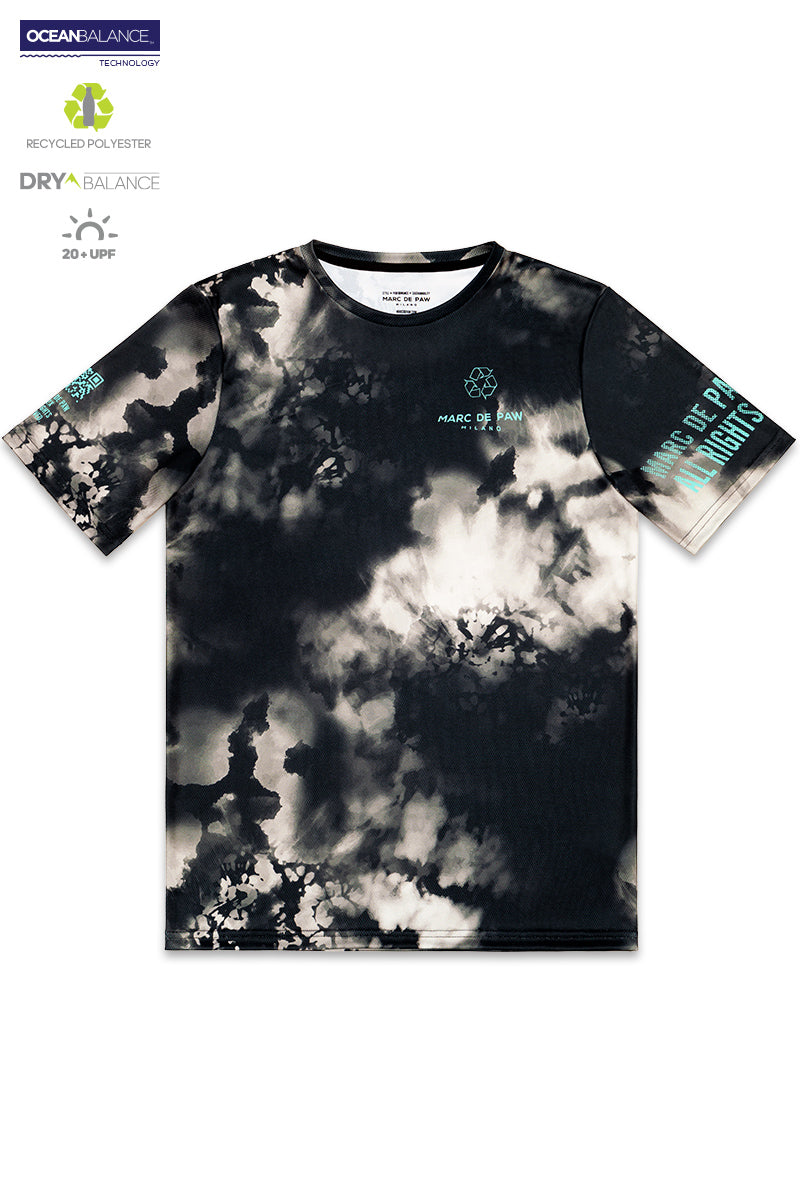 Dark Tie-Dye Tennis & Padel T-Shirt – Marc De Paw