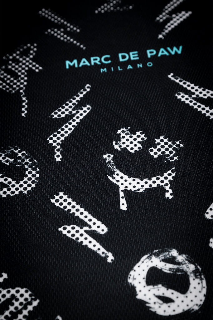 Black MDP monogram Tennis & Padel T-shirt