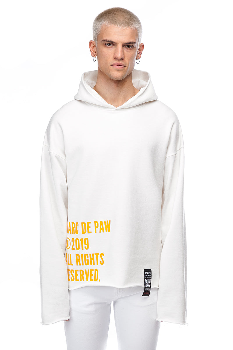 Bright sales white hoodie