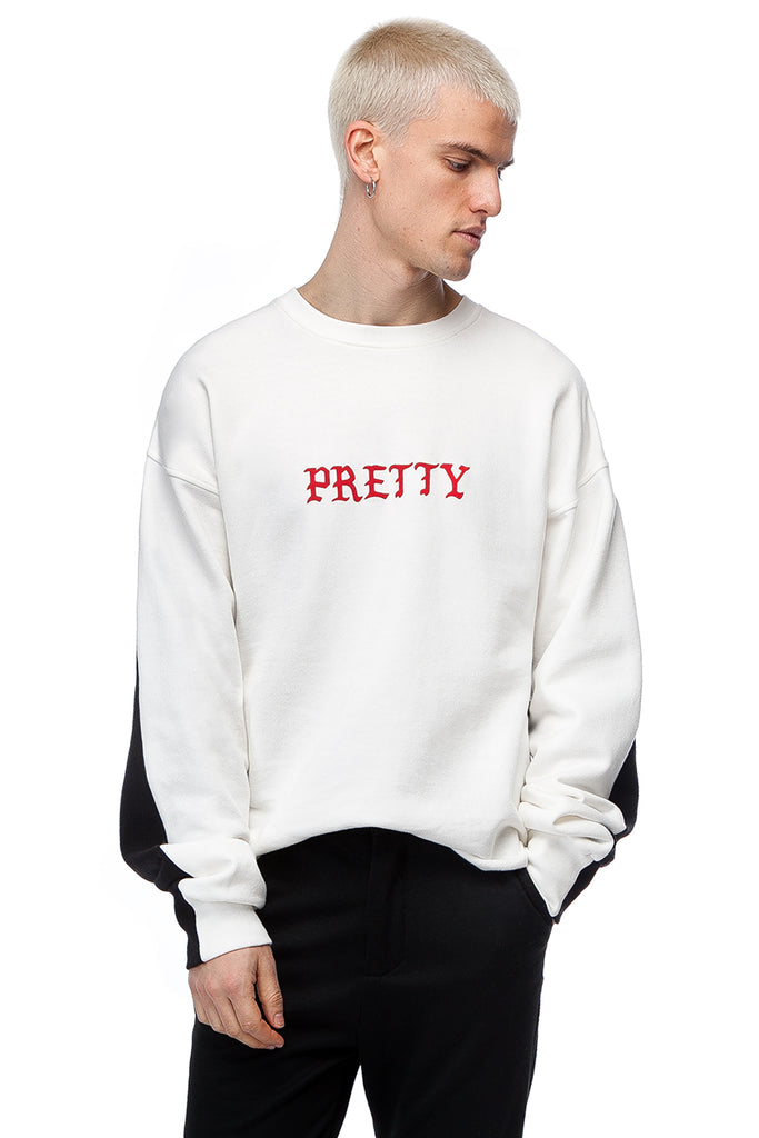 PRETTY UGLY black and white Sweatshirt