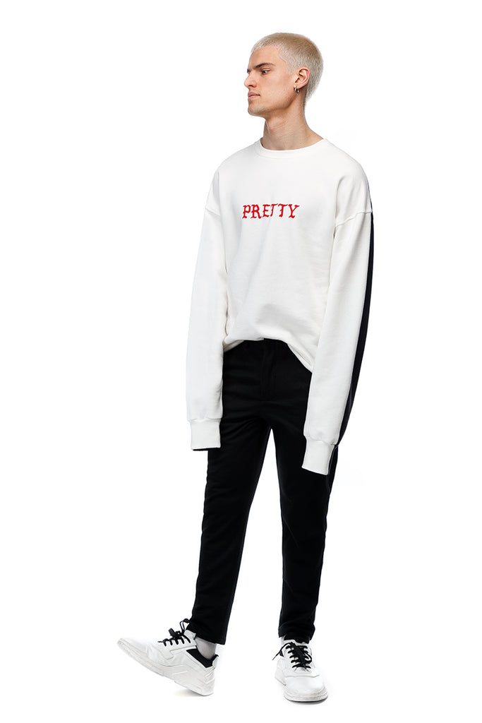 PRETTY UGLY black and white Sweatshirt