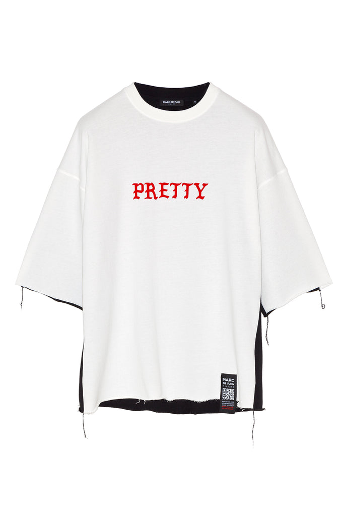 PRETTY UGLY black and white T-Shirt