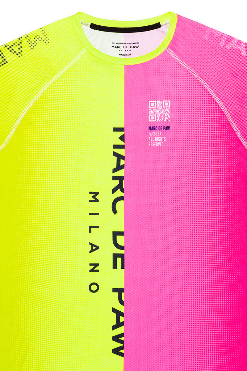 Pink and yellow nike shirt online