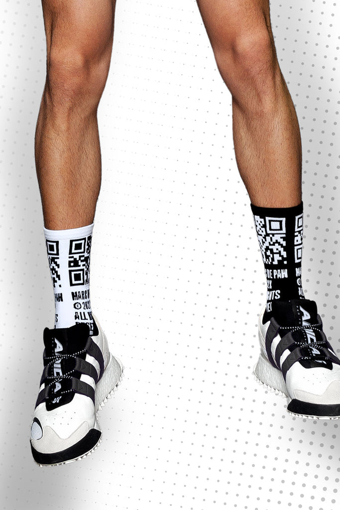 Special pack - Recycled active Socks with MARC DE PAW QR code (4 pairs)
