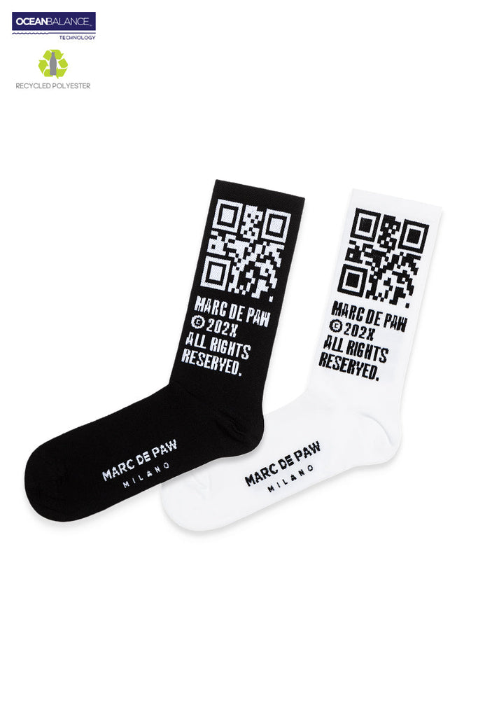 Special pack - Recycled active Socks with MARC DE PAW QR code (4 pairs)